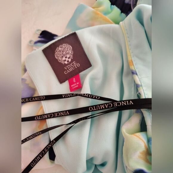 Vince Camuto Long Formal Dress Sz 4 Wedding Party - Picture 15 of 16